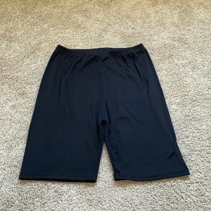 black biker shorts